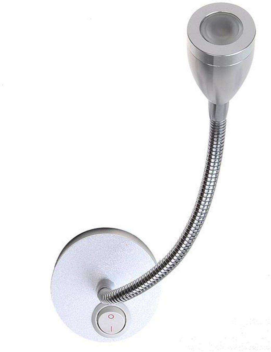 PRO + Opbouwspot 1-led Met Flexibele Zwanenhals 12V 120lm Ø65x110-260mm