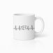 Mignonne Tasse à rythme cardiaque Chat