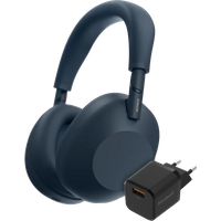 Sony WH-1000XM6 Blauw + BlueBuilt Quick Charge Oplader