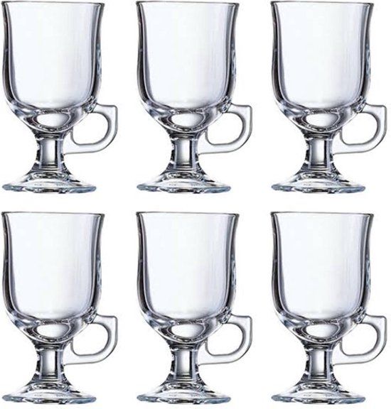 Arcoroc Mazagran Irish Coffee Glass - 24 cl - Set of 6
