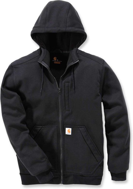 Carhartt Wind Fighter Hooded Sweatvest - Men - Black - Size M (fits like L)