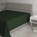 MAX COLOR Hoeslaken, 100% katoen, eenkleurig, olijfgroen, tweepersoonsbed Maxi 270 x 300 cm