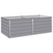 VidaXL Verhoogd tuinbed grijs 160 x 80 x 55 cm staal