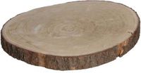 Mica Decorations Decoratieve boomstam Basis Hout Bruin (4 x 34 cm)
