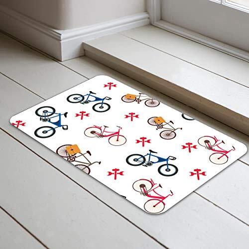 Bonamaison antislip Badmatten - Doormat, eenvoudig te reinigen badmat, zacht Polyester douchekleed 1 Stuk 40 x 70 cm - Ontworpen en geproduceerd in Turkije