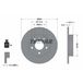 Textar Lot De 2 Disques De Frein 92092103 Chevrolet 569109 90575113 9117772
