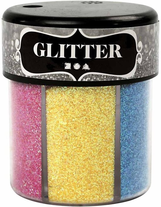creotime Glitter - Assortiment, 6x13 gr