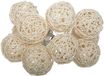JJA Guirlande LED avec 10 boules à piles ROTIN