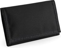 L-SHOP-TEAM Nederland B.V. Portefeuille compact noir - 13 x 8 cm - pratique avec fermeture velcro