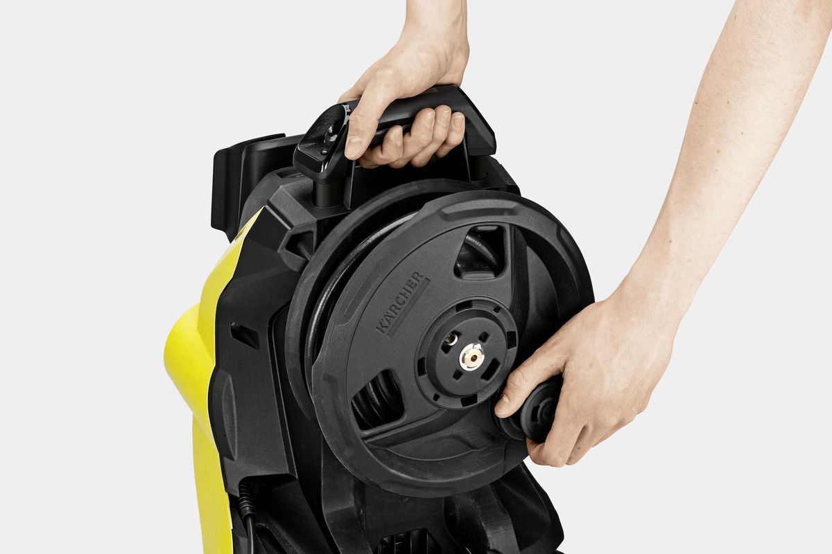 Kärcher K 7 Premium Smart Control Hogedrukreiniger - 180 bar - 600 l/u - 10m Slang - Zwart/Geel