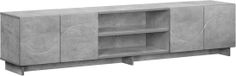 vidaXL Tv-meubel 180 x 34,5 x 40 cm Betongrijs Bewerkt hout