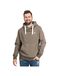 deproc Sweatshirt 'LinusCMYK II MN' cappuccino