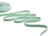 Furlanis - Dubbel satijn, lint voor decoraties, cadeaupakketten, gastgeschenken - zeegroen, 10 mm x 20 m