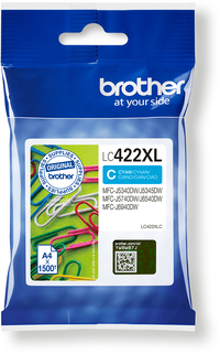Brother LC-422XLC single pack / cyaan