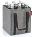 Reisenthel Bottlebag Flessentas Twist Silver Grijs