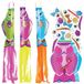 Baker Ross VC101 Fish Hanging Windsock Decorations - Set of 4 Colorful Fish Shapes for Windsocks