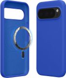 kwmobile telefoonhoesje geschikt voor Google Pixel 10 / Pixel 10 Pro - Hoesje met magneet compatibel met MagSafe - Smartphone case in Baltisch blauw