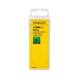 Stanley 1-TRA705T 8mm zware nietjes (1000 stuks), geel/zwart