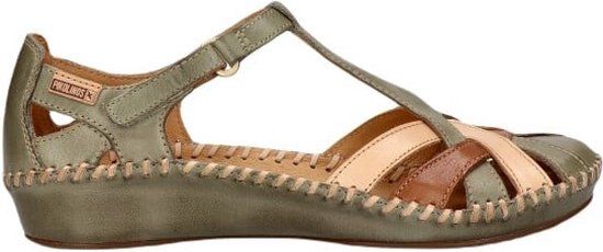 Pikolinos Vallarta Dames Sandalen - Groen Multi - Maat 36