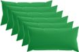 vidaXL Coussin Vert 40 x 80 cm Polyester (6 pièces)