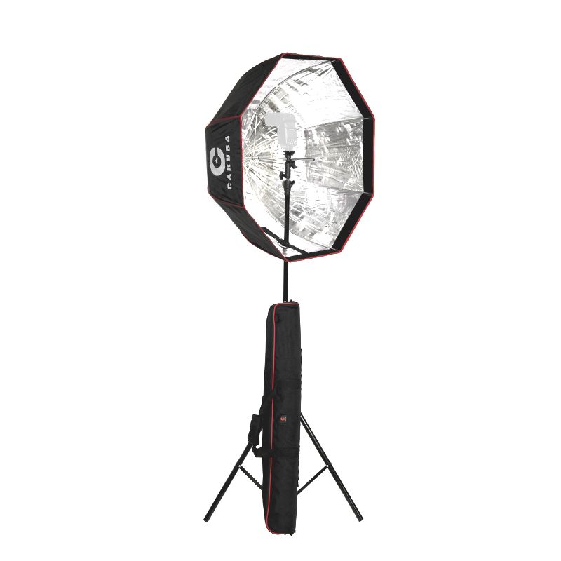 Caruba D41946 - Continue belichting voor fotostudio - Zwart, Zilver