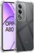 Techsuit Hoesje geschikt voor Oppo A80 5G - Shockproof Silicone Back Cover - Transparant