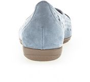 Gabor - Femme - Ballerine - Bleu - Cuir - Taille 38.5