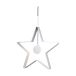 SMD Design Étoile de l'Avent Spica 40 cm Cordon blanc-gris