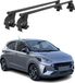 Menabo Barre de toit pour Hyundai i10, années modèles 2019-2024, noir