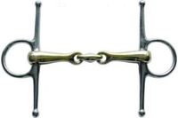HKM Schenkelbit argentaan 16 mm met edelstaalringen