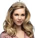 Boland - Metalen tiara Royal Sophia - Volwassenen - Vrouwen - Koningin - Prinses - Miss verkiezing - Royalty