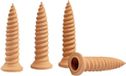 Merkloos Plantenwater Terracotta - Zelfwateraar Decoratief - Planten Verzorgen - Schroefvorm Ontwerp - 26cm Lengte - Meerkleurig