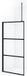 Maxaro Inloopdouche Diamond 100cm Helder Glas Zwart