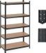 Relaxdays Stellingkast - 1250 kg - Staal - 180 x 100 x 50 cm - 5 Planken - Kelder - Garage - Zilver