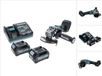 Makita GA 005 GD2 Accu haakse slijper 40 V max. 125 mm Borstelloos XGT + 2x accu 2,5 Ah + lader