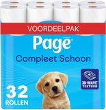 Page toiletpapier - 32 rollen - Compleet Schoon - 2 laags - wit