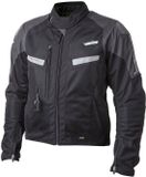 Helite Vented 2.0 Airbag Motorfiets Textiel Jas Zwart Maat L