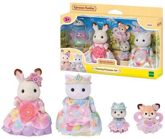 De Sylvanian Families 5809 Bloemen prinsessenset