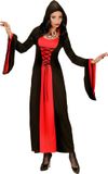 Widmann Finidi Gothic jurk voor Halloween - Zwart/Rood - Maat XL