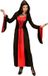 Widmann Finidi Gothic jurk voor Halloween - Zwart/Rood - Maat XL