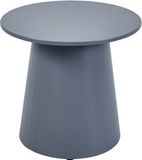 en.casa Salontafel Nyd rond 40x44 cm grijsblauw