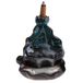 Fontein Lachineuse Lotus wierookfontein – wierookbrander waterval 12 cm – van keramiek – wierookhouder voor interieurdecoratie – Aziatische zen decoratie – wierookhouder voor Feng Shui sfeer
