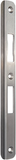 ASSA ABLOY n6000 hoeksluitplaat | rvs 22x235x10x3mm rechthoekigdm| dr 1+3
