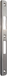 ASSA ABLOY n6000 hoeksluitplaat | rvs 22x235x10x3mm rechthoekigdm| dr 1+3