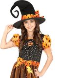 FIESTAS GUIRCA Pompoen-halsketting met leds (5 cm), sieraden voor Halloween en kostuumfeesten, ideaal voor trucs of bijeenkomsten, voor kinderen en volwassenen, oranje en zwart