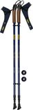 Abbey Camp Nordic Walking Stokken - Telescopisch Verstelbaar - Per Paar - Blauw/Grijs