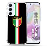 Cokitec Versterkte hoes voor Samsung Galaxy A35 5G Reizen Italië 3 Zwart