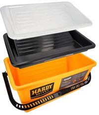 HARDY WORKING TOOLS 3-in-1 set: Emmer, kattenbak en inzetstuk voor grote rollen