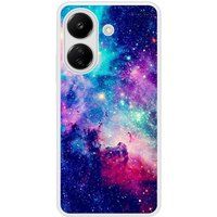 Xiaomi Redmi 13C Galaxie bleue Verstevigd hoesje met sublimatie bedrukking