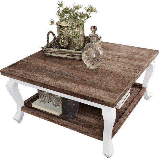 LOBERON Salontafel Riverside bruin/antiekwit